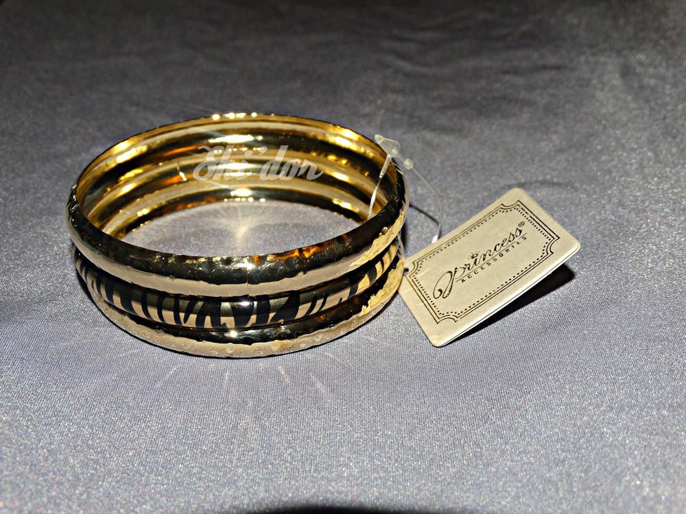 Midnight Mélange Bangles - Gold