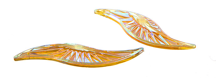 10 Pieces - 14 x 48 mm Silhouette Stone Citrine AB image