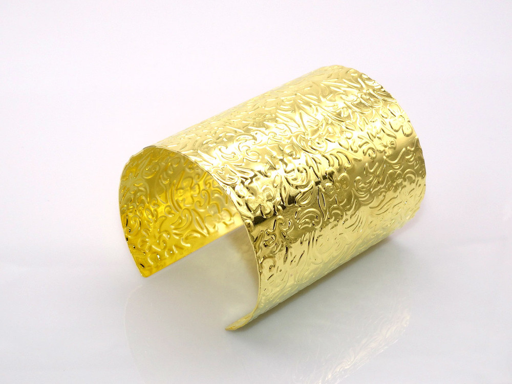 Gold Floral Cuff   image
