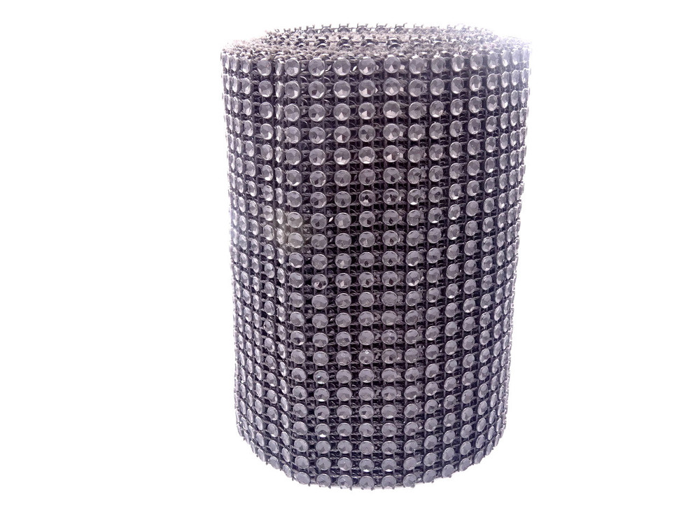 Per Yard Netted Plastic Trim -  Black image