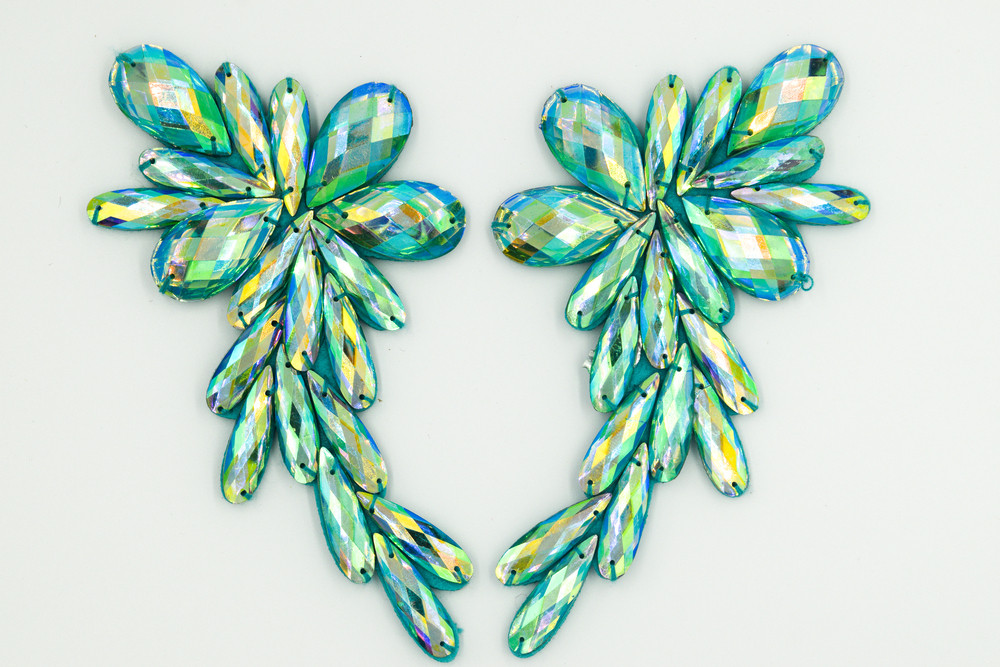 Light Blue Applique 1 (Set of 2) image